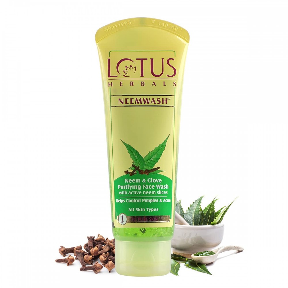 Lotus Herbals Neem Face Wash 80g