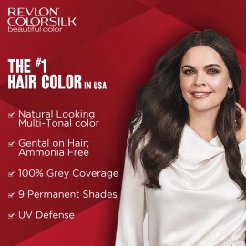 Revlon Color Silk Hair Color 4G (Medium Golden Brown), 5g